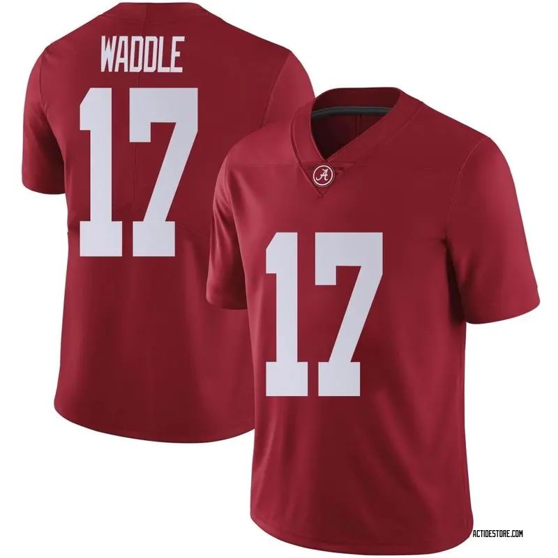 Replica Men's Jaylen Waddle Alabama Crimson Tide White Football College ...